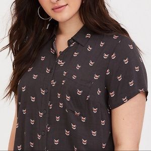Torrid Button Down Blouse